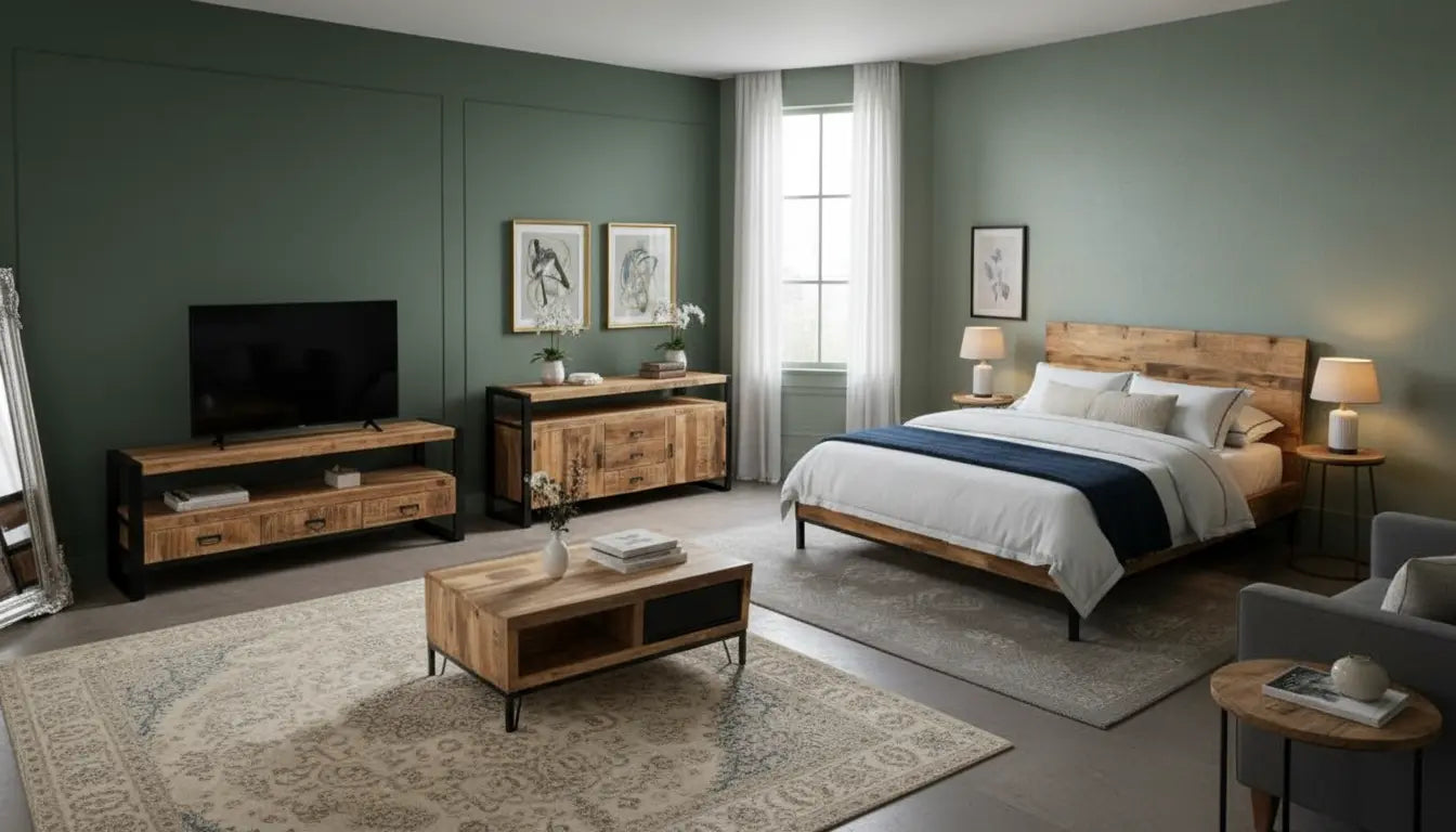Marwar Collection handcrafted solid-wood furniture inspired by traditional Indian craftsmanship from Urbis Concepts.