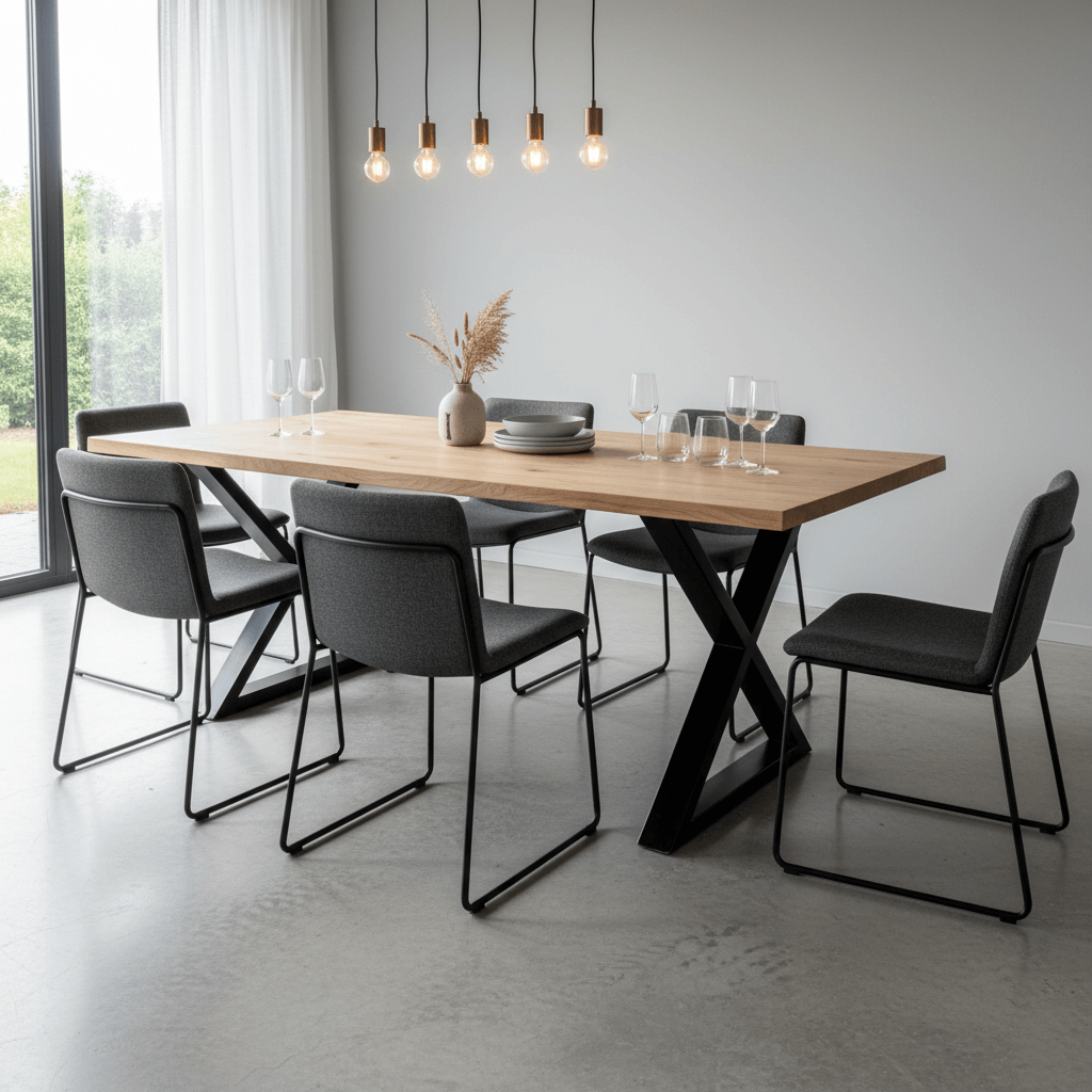 acacia live edge dining table