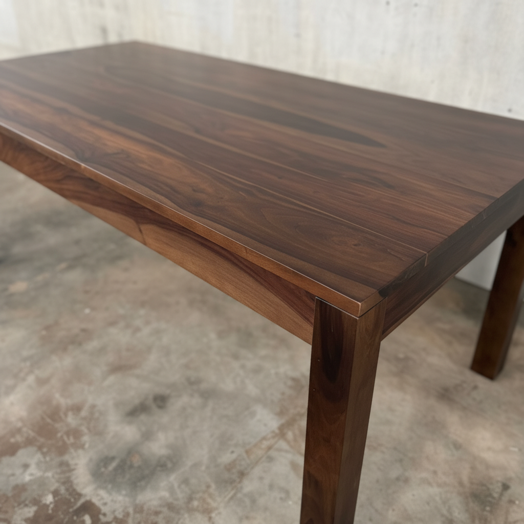 Aravalli Straight Edge Dining Table — 72″ (Canyon Walnut)