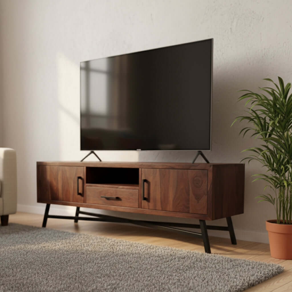 Solid wood Urbis concepts TV console display