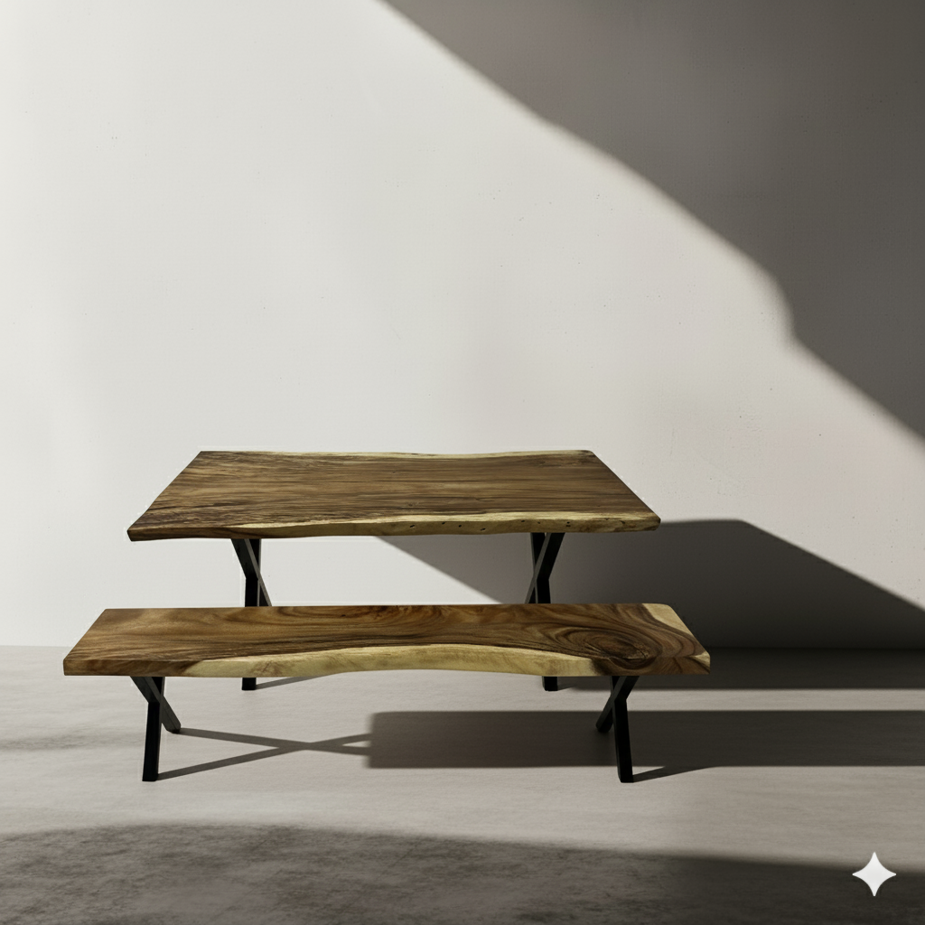 6FT Live Edge Dining Table