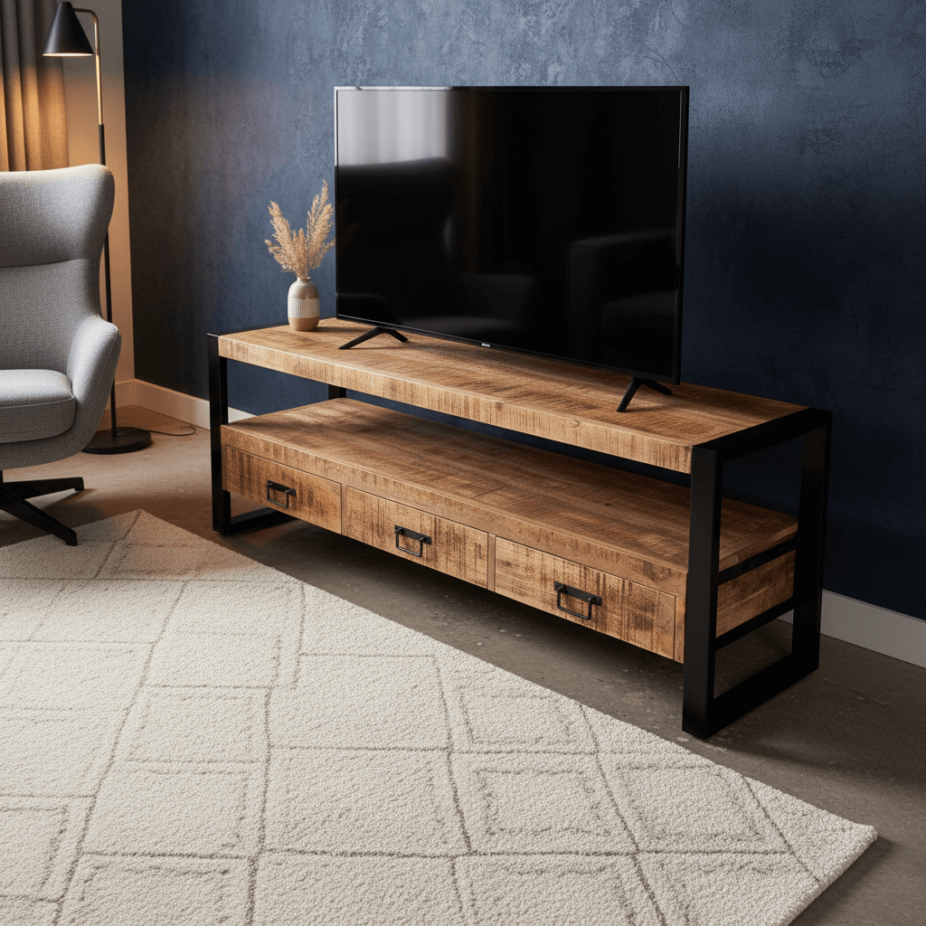 solid wood tv cabinet