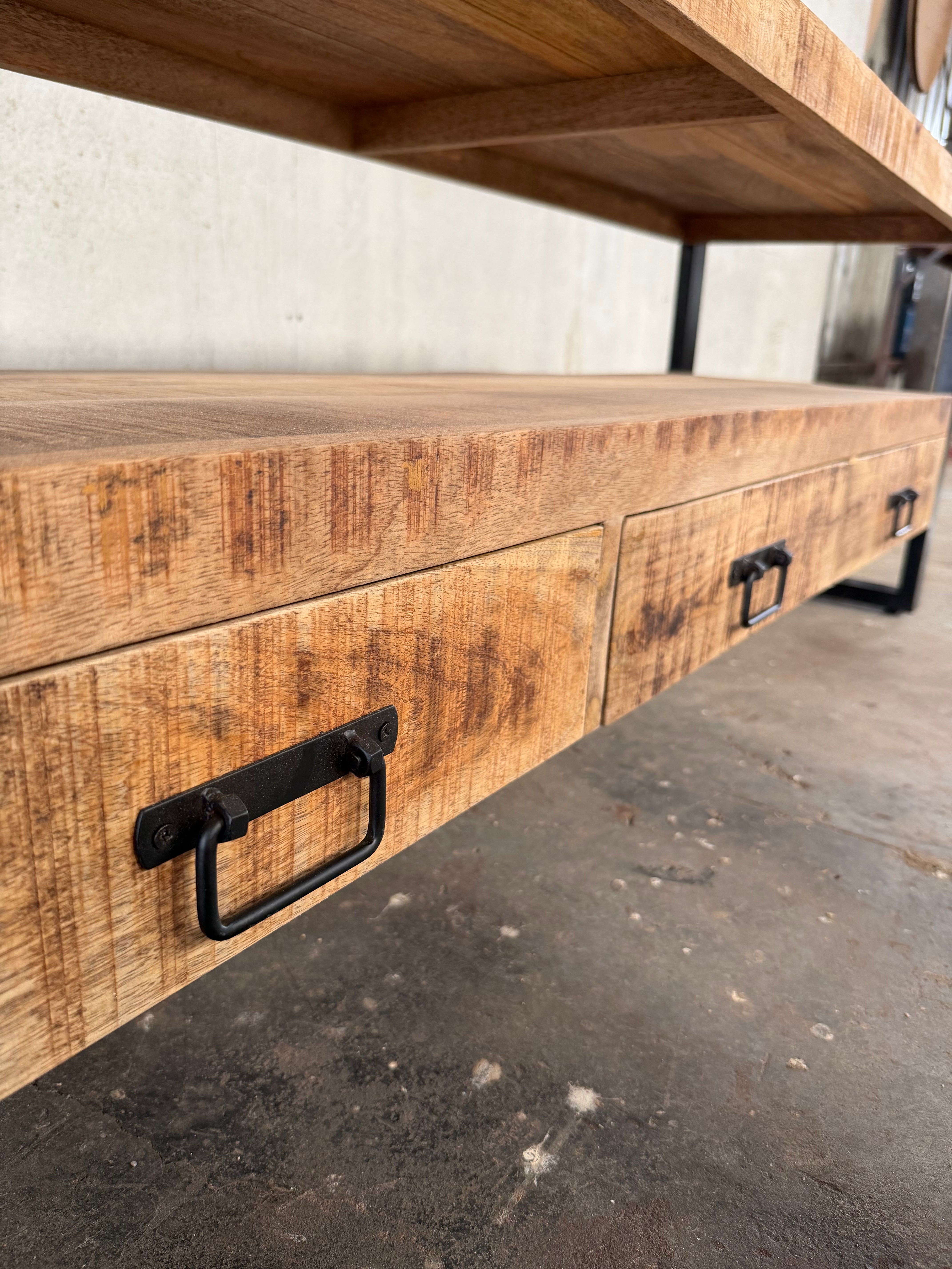 Marwar Loft TV Cabinet — 59″ (Lightwash)