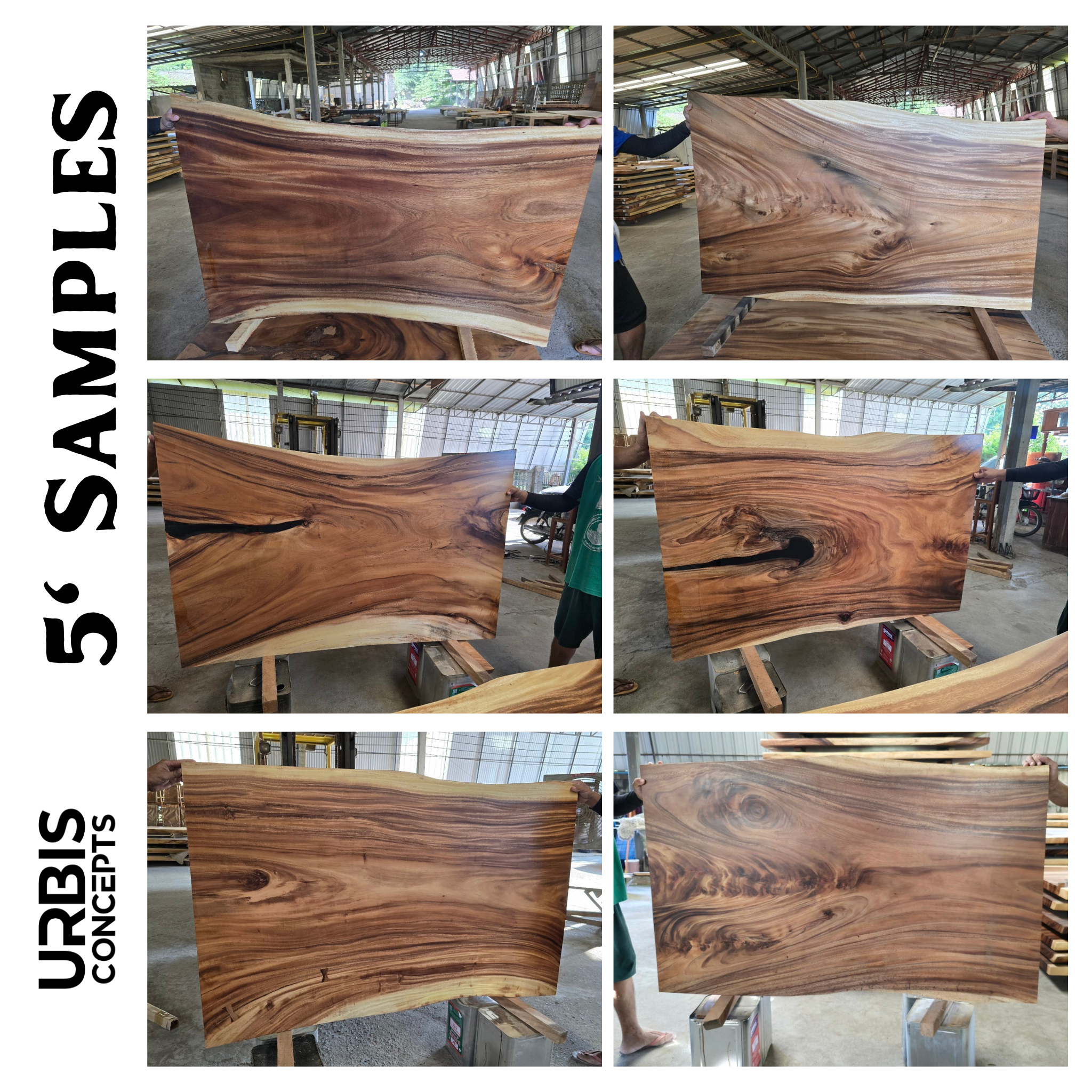 5FT Live Edge Dining Table