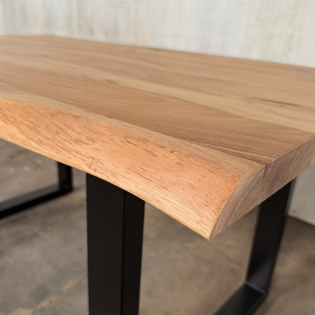Acacia Studio Live Edge Dining Table — 60″ (Dune)