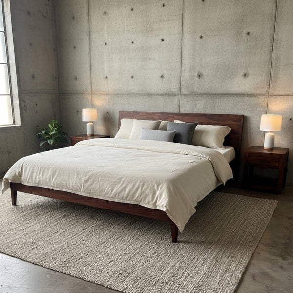 Aravalli Queen Bed (Canyon Walnut)