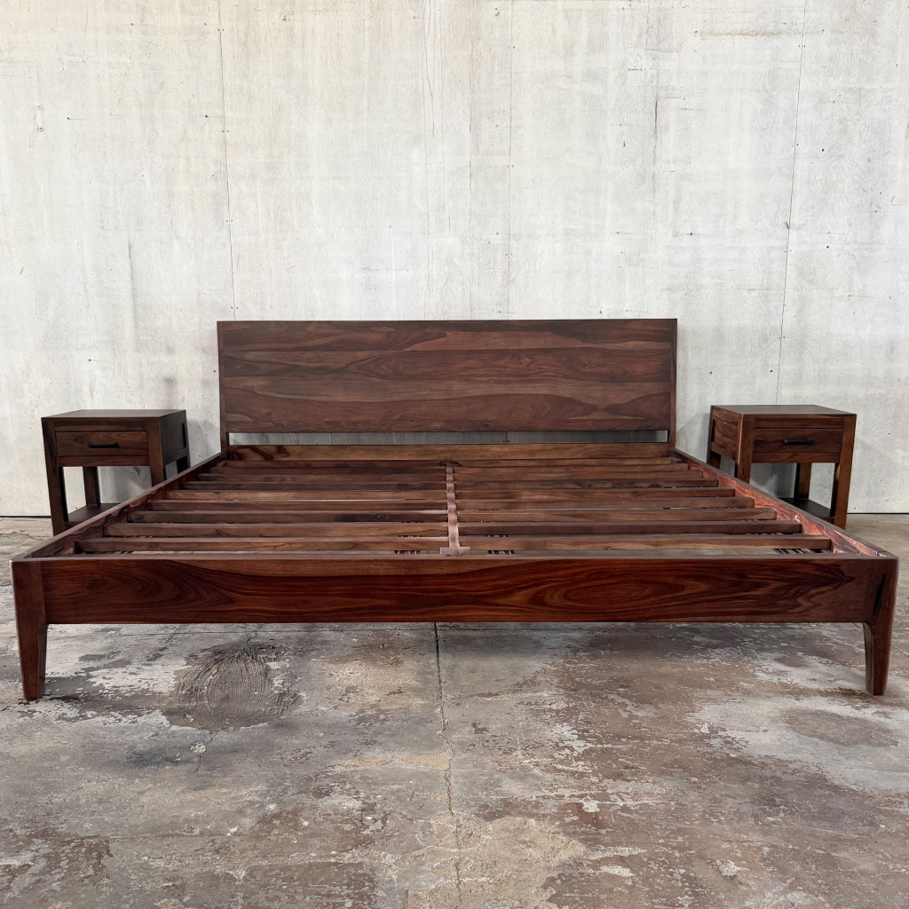 Aravalli Queen Bed (Canyon Walnut)