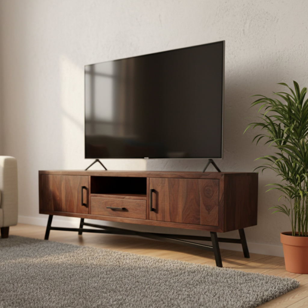 Aravalli TV Console (Canyon Walnut)