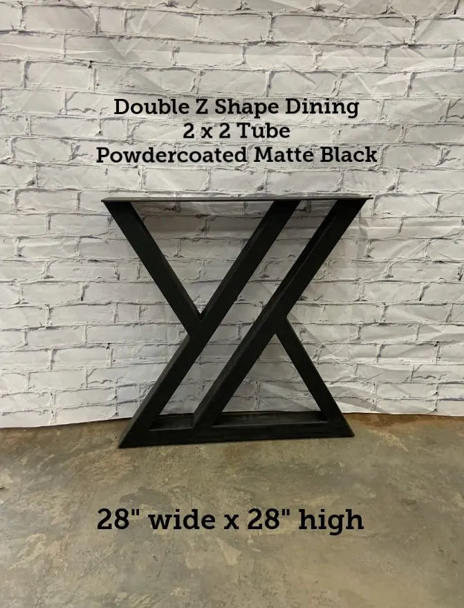 Double Z Dining Legs