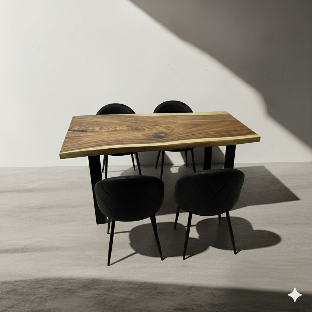 5FT Live Edge Dining Table