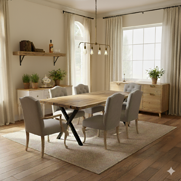 6FT Live Edge Dining Table