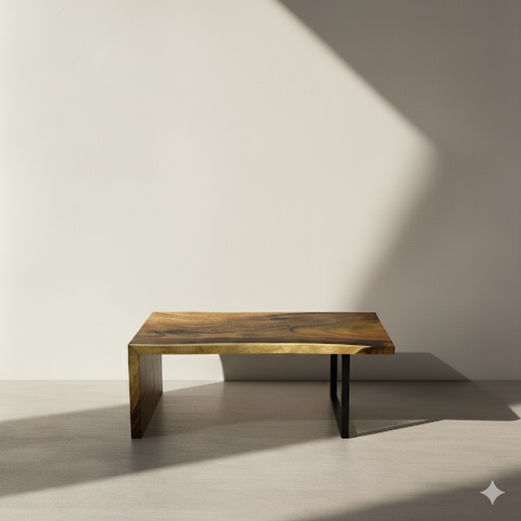 Parota Live Edge Waterfall Coffee Table