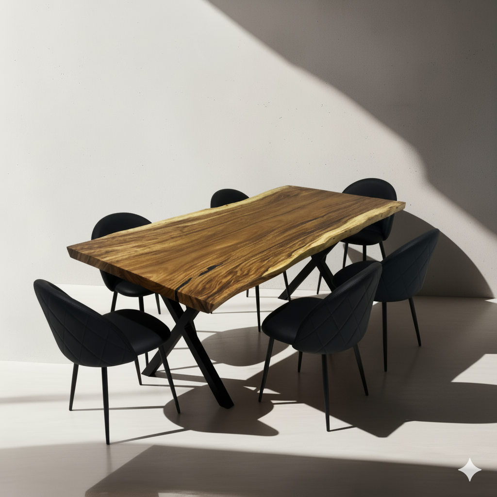 6FT Live Edge Dining Table