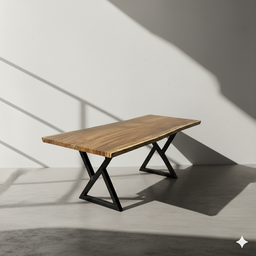 7FT Live Edge Dining Table