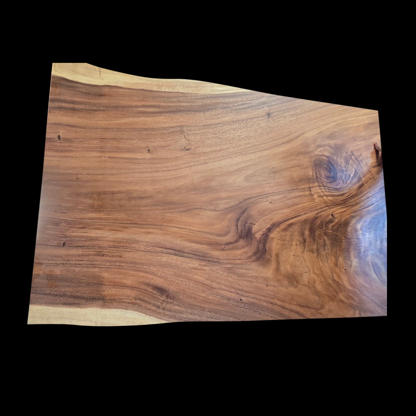 Parota Live Edge 5' Dining Table-1015