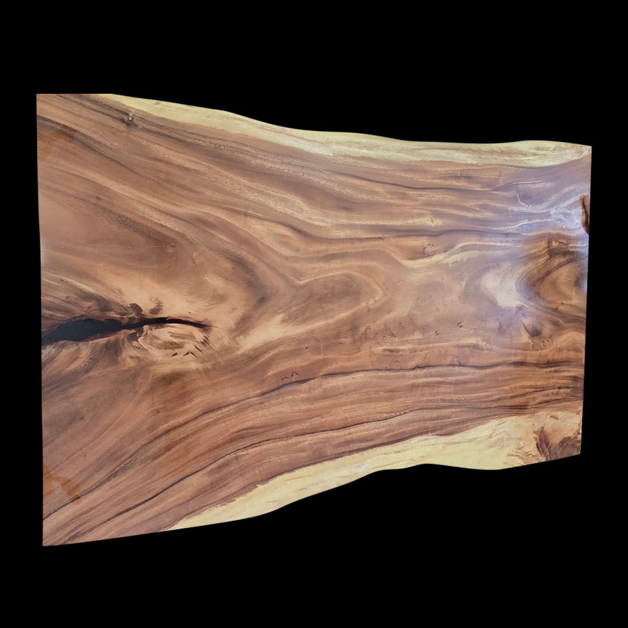 Parota Live Edge 5' Dining Table-1016