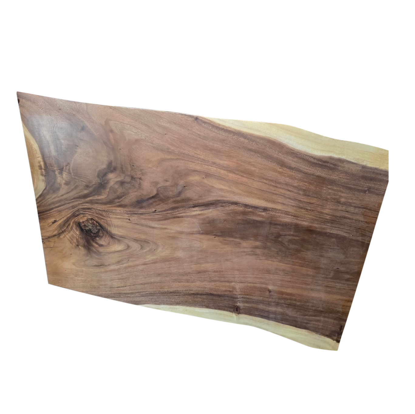 Parota Live Edge 5' Coffee Table-1020 Custom cut to 56" long