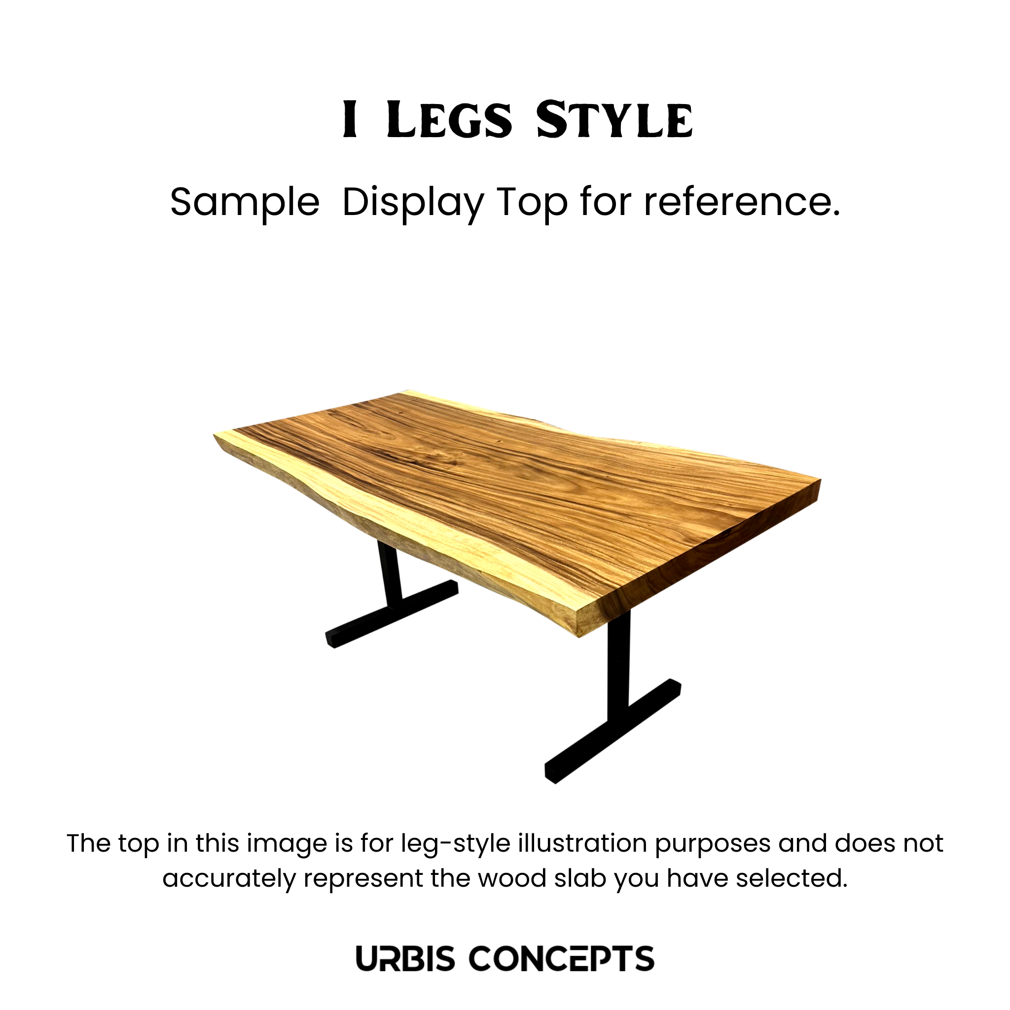 Parota Live Edge 5' Dining Table-1009