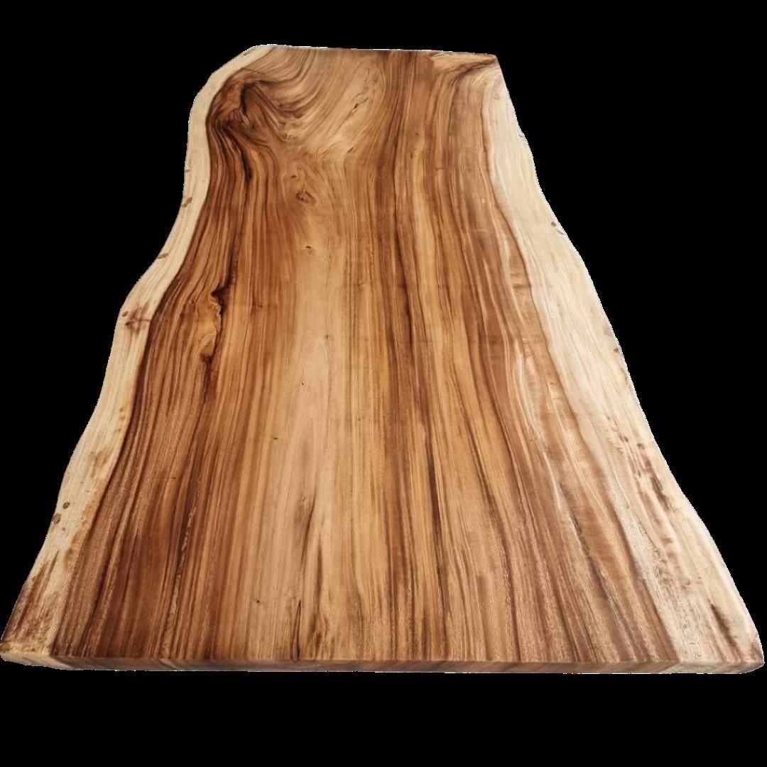 Custom-Parota Live Edge Coffee Table- From Countertop 1011 Right Side