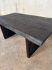 Acacia Studio 43 inch live edge coffee table in black sand finish – product overview